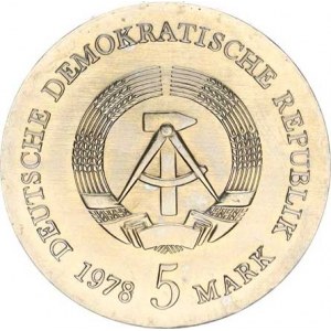 Německo - DDR (1949-1990), 5 M 1978 - Friedrich Gottlieb Klopstock KM 67