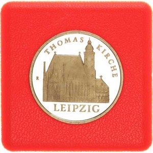 Německo - DDR (1949-1990), 5 M 1984 A - Lipsko, chrám sv. Thomase KM 97 +certifikát
