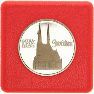 Německo - DDR (1949-1990), 5 M 1989 A - Zwickau, kostel sv. Kateřiny KM 129 +certifiká