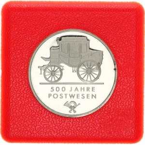 Německo - DDR (1949-1990), 5 M 1990 A - 500. výročí pošty KM 134 +certifikát
