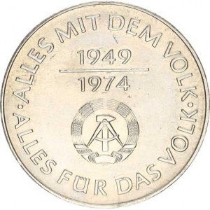 Německo - DDR (1949-1990), 10 M 1974 - 25. výročí DDR KM 50