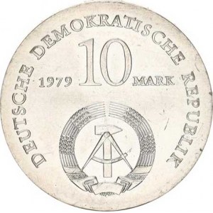 Německo - DDR (1949-1990), 10 M 1979 - Ludwig Feuerbach RR KM 73
