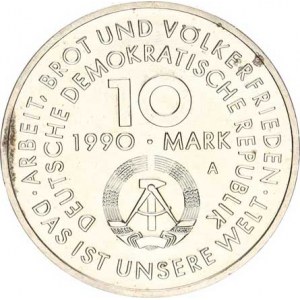 Německo - DDR (1949-1990), 10 M 1990 A - 1. máj, svátek práce KM 136