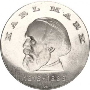 Německo - DDR (1949-1990), 20 M 1968 - K. Marx KM 21 kapsle