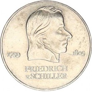 Německo - DDR (1949-1990), 20 M 1972 A - Friedrich v.Schiller KM 40