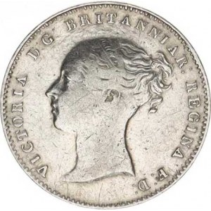 Anglie, Victoria (1837-1901), 3 Pence 1859 KM 730