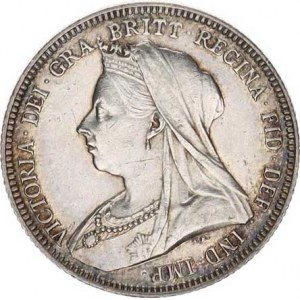 Anglie, Victoria (1837-1901), 1 Shilling 1893 KM 780