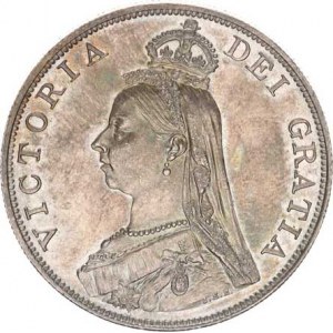 Anglie, Victoria (1837-1901), 2 Florin 1889 KM 763 sbírkový