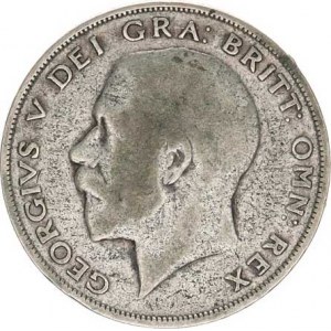 Anglie, George V.(1910-1936), 1/2 Crown 1923 KM 818.2