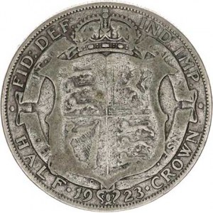 Anglie, George V.(1910-1936), 1/2 Crown 1923 KM 818.2