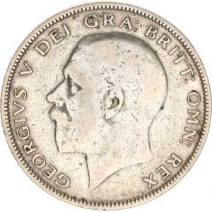 Anglie, George V.(1910-1936), 1/2 Crown 1933 KM 835
