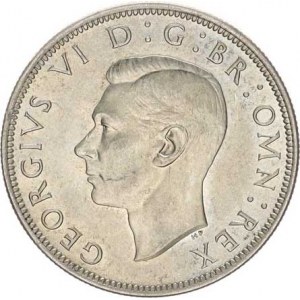 Anglie, George VI.(1936-1952), 1/2 Crown 1945 KM 856 sbírkový