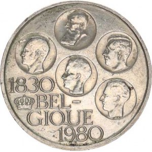 Belgie, Baudouin I. (1951-1993), 500 Francs 1980 - 150. výr. nezávislosti BELGIQUE KM 161a