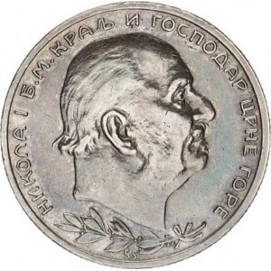 Černá Hora, Nicholas I. (1860-1918), 1 Perper 1912 KM 14, zc. nep. hr.