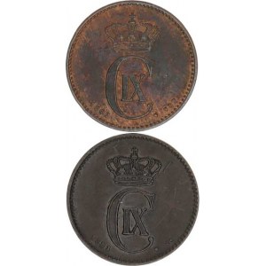 Dánsko, Christian IX.(1863-1906), 2 Ore 1883 CS, 1902 VBP 2 ks R