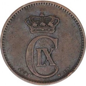 Dánsko, Christian IX.(1863-1906), 5 Ore 1891 CS KM 794.1, hr.