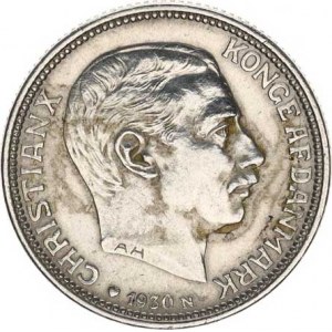 Dánsko, Christian X.(1912-1947), 2 Kroner 1930 N - 60. výr. narození krále KM 829 Ag 800