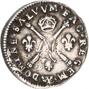 Francie, Ludvík XIV. (1643-1715), 5 Sols (1/16 ecu) 1702 Ciani 1965, KM 337