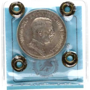 Itálie, Vittorio Emanuele III.(1900-1946), 2 Lire 1916 R KM 55 orig. balení garance Numismatici