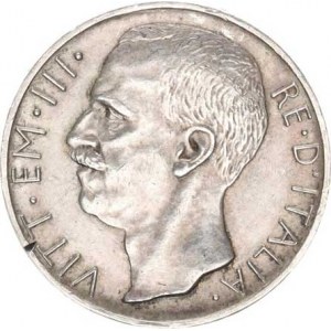 Itálie, Vittorio Emanuele III.(1900-1946), 10 Lire 1927 R KM 68,1, dr. hr.