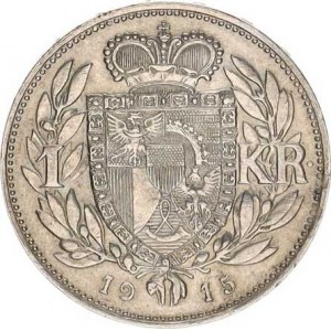 Liechtenstein, Johann (1858-1929), 1 Krone 1915 Y. 2