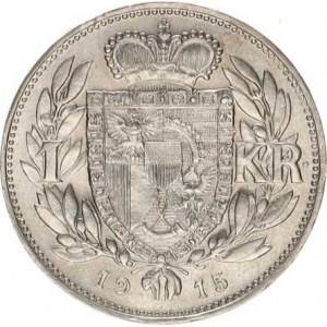 Liechtenstein, Johann (1858-1929), 1 Krone 1915 Y. 2