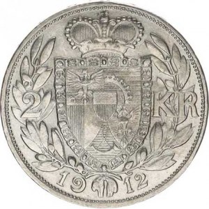 Liechtenstein, Johann (1858-1929), 2 Kronen 1912 Y. 3