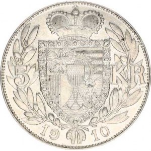 Liechtenstein, Johann (1858-1929), 5 Kronen 1910 R Y. 4 24,077 g