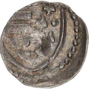 Polsko, Ludvík Uherský (1370-1382), Denár královský 0,347 g Kop. 1/ 28-1; Gum. 485
