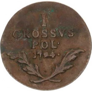 Polsko, armádní mince (1794), 1 Grossus 1794, minc Vídeň Kop. 9204, tém.