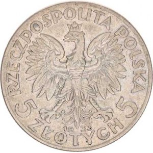 Polsko, (1923-1939), 5 Zlotych 1933 - Hedvika
