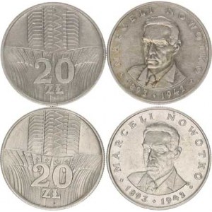 Polsko, (1952-1990), 20 Zlotych 1973, 1974; +20 Zlotych 1974, 1976 - Nowotko Such. X