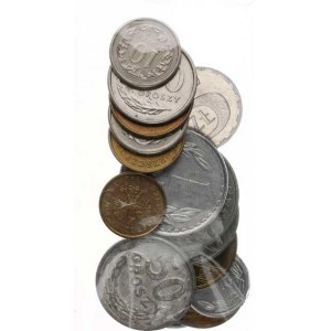 Polsko, (1952-1990), Konvolut 16 kusů různých pamětních mincí 1975-2000 1 Grosz - 50 Z