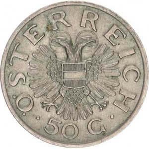 Rakousko, 50 Groschen 1936 R KM 2854
