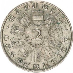Rakousko, 2 Schilling 1929 - Billroth KM 2844