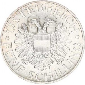 Rakousko, 5 Schilling 1934 - Madona KM 2853
