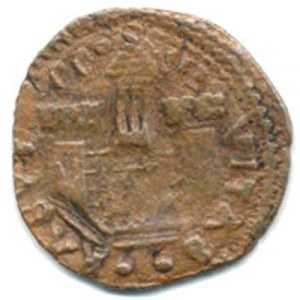 Ragusa (Dubrovník), Cu Follarus (denarus parvus), b.l. (1531-1538), A: ženská hlava /