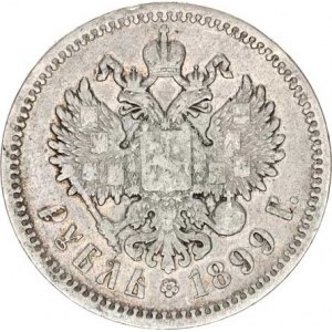 Rusko, Mikuláš II.(1894-1917), 1 Rubl 1899 FZ Bitkin 48