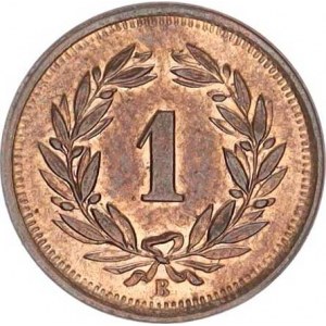 Švýcarsko, 1 Rappen 1939 B RR (raž. jen 10 000 ks !)