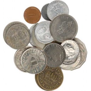 Konvolut, 22 kusů mincí - Evropa, Svět (Austrálie, Rumunsko, Dánsko, Německ