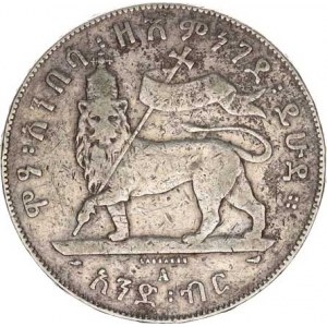 Ethiopie, Menelik II. (1889-1913), 1 Birr EE 1889 A (1897 AD) KM 5 Ag 835 27,902 g