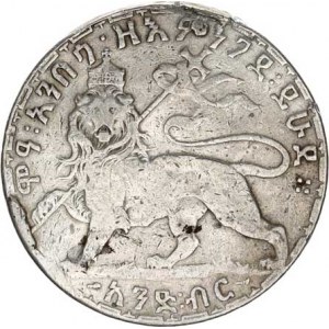 Ethiopie, Menelik II. (1889-1913), 1 Birr EE 1892 (1899 AD) KM 19 27,857 g, m. o.