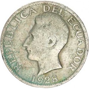 Ecuador, 1 Sucre 1928 KM 72 R