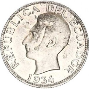 Ecuador, 1 Sucre 1934 KM 72 R