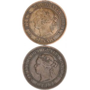 Kanada, 1 Cent 1859, 1876 H 2 ks