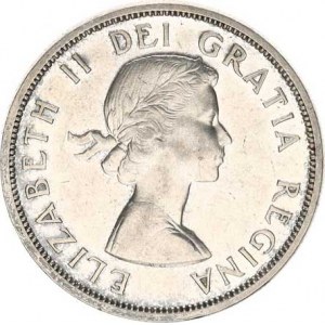 Kanada, 1 Dollar 1958 - Britská Kolumbie KM 55 Ag 800 23,24 g