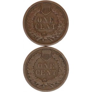 U.S.A., 1 Cent 1865, 1885 R 2 ks