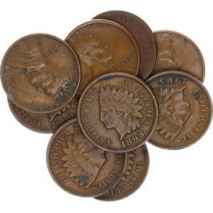 U.S.A., 1 Cent 1879 (-2/3-), 15890, 1892, 1898, 1900, 1905, 1926, 1944, 1