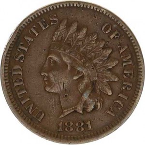 U.S.A., 1 Cent 1881