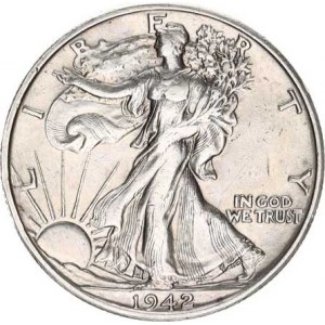 U.S.A., 1/2 Dollar 1942 S